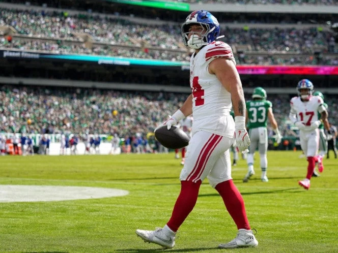 Cam Skattebo se despide de la temporada de la NFL