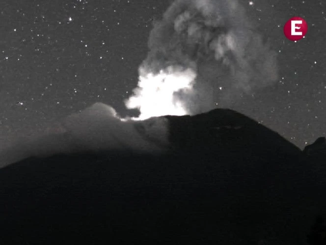 Popocatépetl registra más de 30 exhalaciones y hasta un sismo en 24 horas