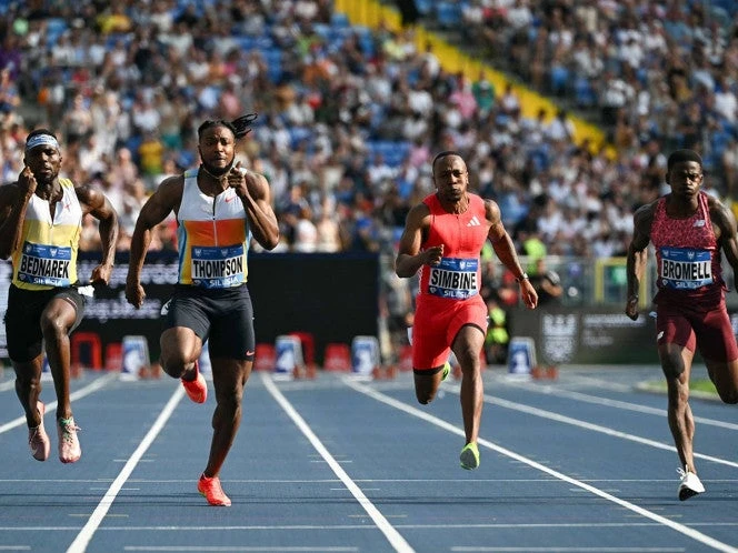 Kishane Thompson le sonríe a Lyles; lo vence en Polonia