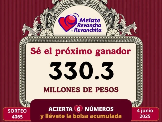 Melate: Resultados del sorteo del 4 de junio de 2025