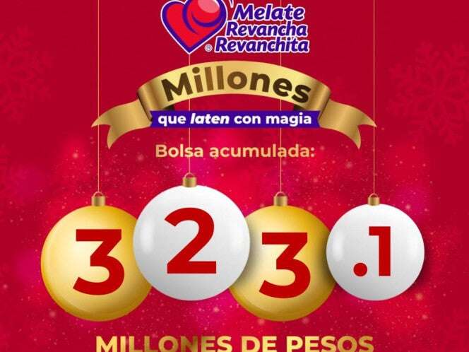 Melate: Resultados del sorteo del 22 de diciembre de 2024