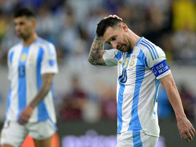 Lionel Messi, fuera de la albiceleste