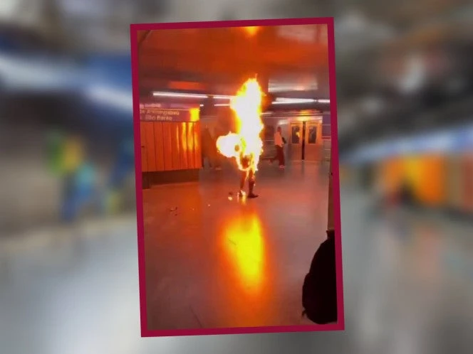 “Se roció y ardió”; Hombre se prende fuego en el metro de São Paulo, lo captan en VIDEO