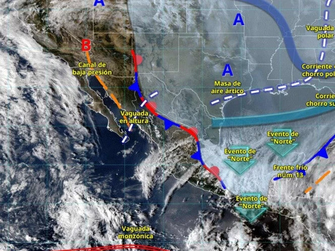 Clima en México este 11 de noviembre: masa de aire ártico provocará heladas en estos estados 