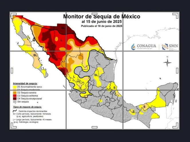Tormenta Tropical Dalila dio leve alivio a la sequía en México