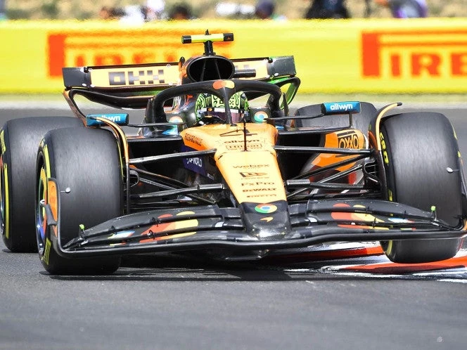 Lando Norris repite dosis; más rápido en práctica 2 en Hungría