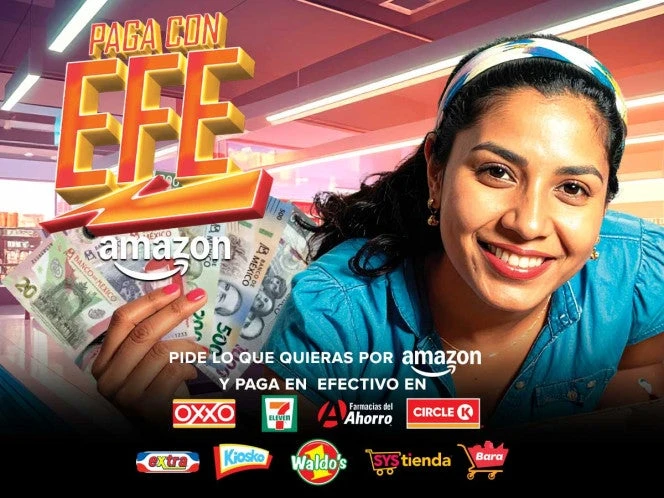 Amazon acerca las compras en línea a todos… ¡Paga en efectivo y recibe en casa!