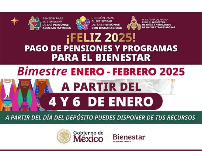 ¡Ya está tu depósito de Pensión Bienestar! Si tienes estos apellidos puedes cobrar