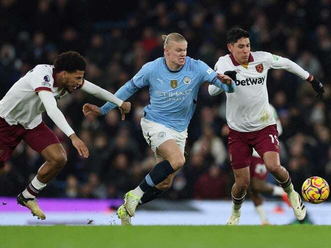 El Manchester City golea a Edson Álvarez y al West Ham