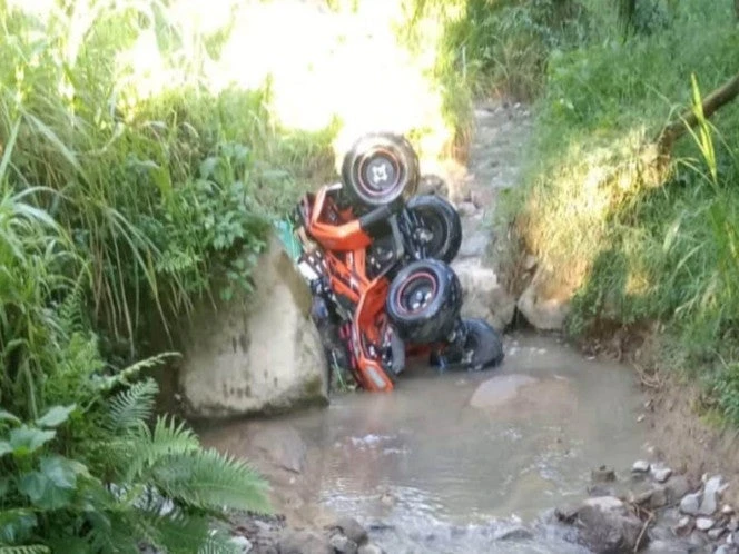 Madre e hija mueren tras caer de cuatrimoto en Veracruz
