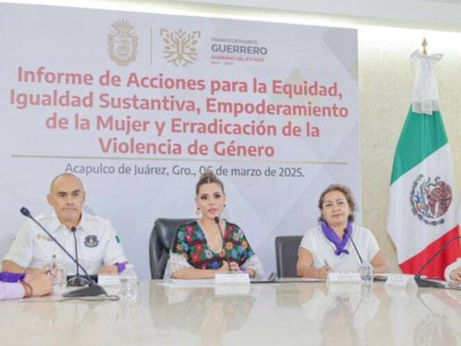 Evelyn Salgado rinde informe sobre acciones en beneficio de las mujeres