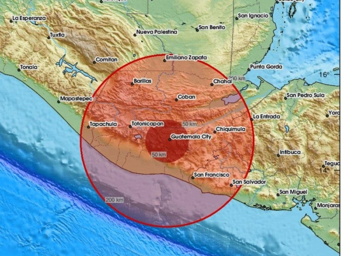 Dos fuertes sismos hacen temblar Guatemala