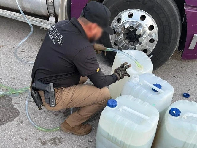 García Harfuch confirma aseguramiento de 250 litros de heroína y 47 kg de metanfetamina