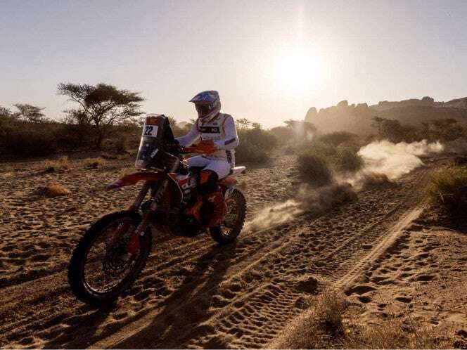 Sorpresa en la etapa 10 del Dakar en motos, Docherty gana