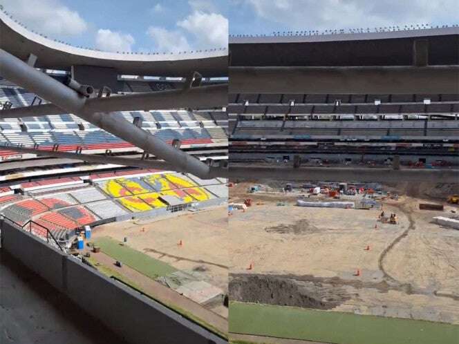 Así va la remodelación del Estadio Azteca