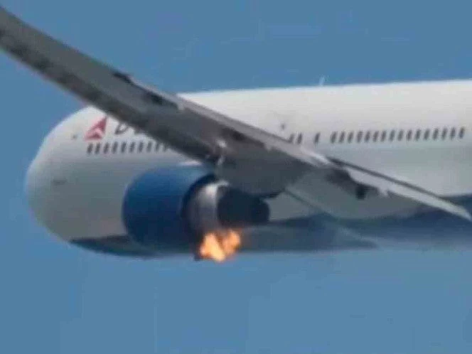 Incendio en pleno vuelo; avión de Delta regresa de emergencia a LAX tras falla en motor