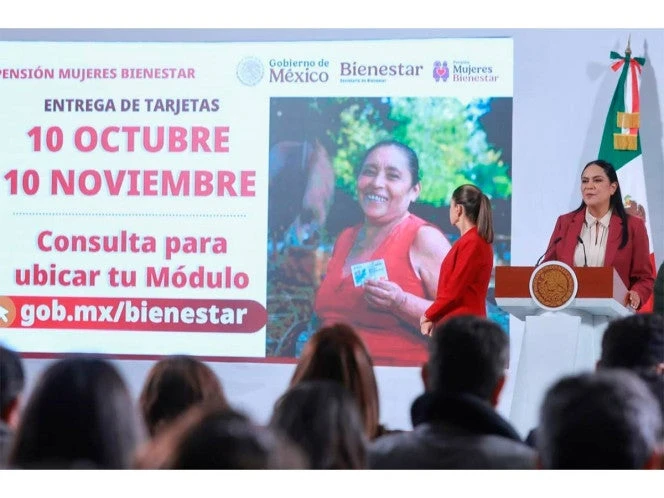 Continúa entrega de tarjetas del programa Pensión Mujeres Bienestar: Ariadna Montiel