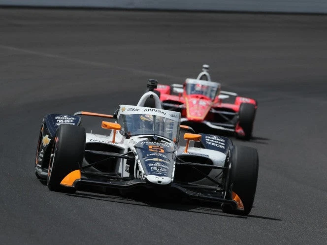 Pato O'Ward en el top 10 en la última práctica antes de Indy 500 2025