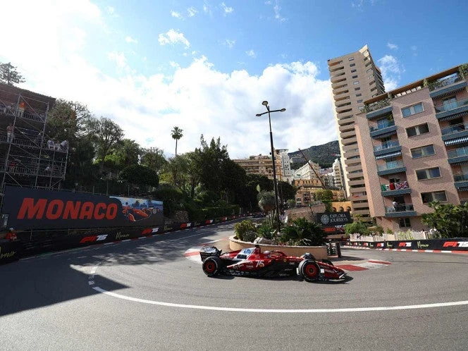 Leclerc manda en la práctica 2 del GP de Mónaco