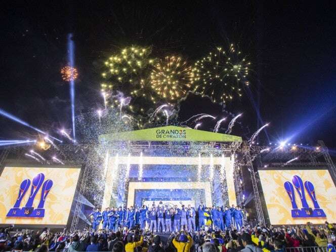 América celebra tricampeonato en el Azteca, con su gente y la Banda MS