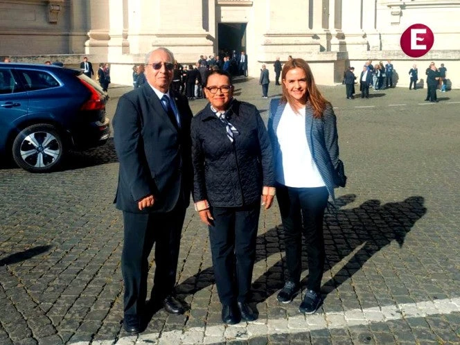 Rosa Icela Rodríguez llega al Vaticano para funeral del papa Francisco