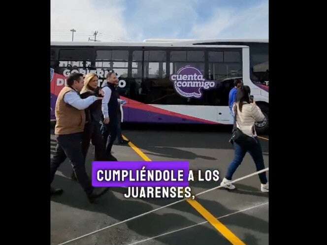 Maru Campos pone en marcha sistema Juárezbus