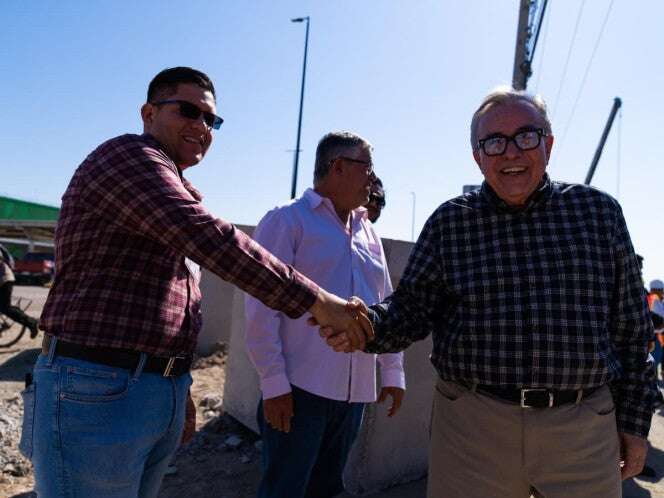 Supervisa Rocha Moya obras del puente Colosio