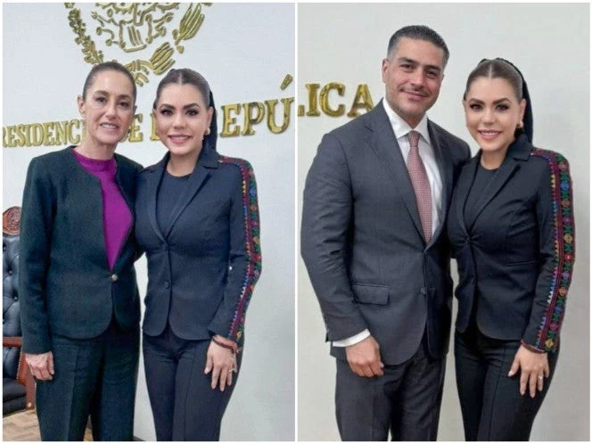 Salgado se reúne con Sheinbaum en sesión del Gabinete de Seguridad