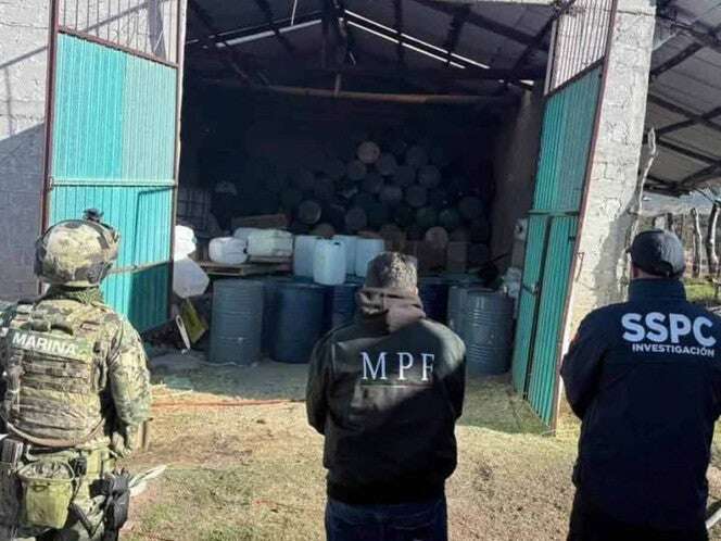 Gabinete de Seguridad asegura precursores químicos en Culiacán y Cosalá 