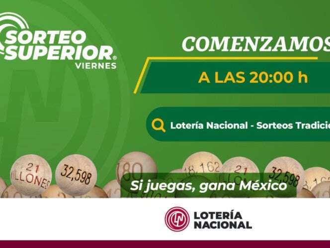 Lotería Nacional: Resultados del Sorteo Superior 2832 del 24 de enero de 2025