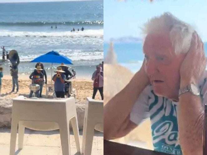 VIDEO | “Toca más fuerte”: Turista extranjero se molesta por ‘ruido’ de banda en Mazatlán