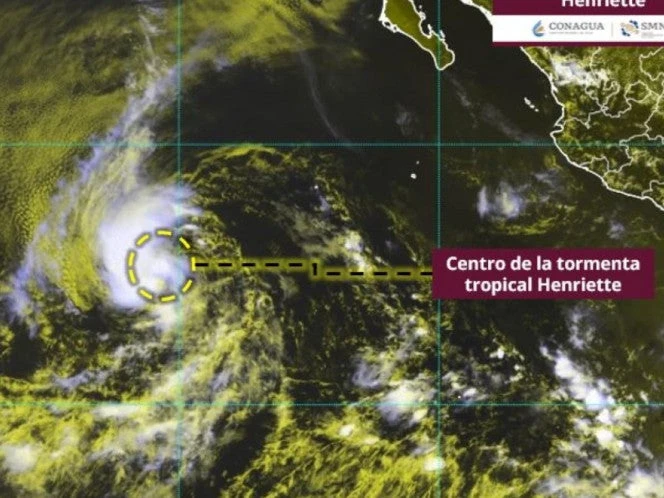 Se forma la tormenta tropical 'Henriette' en el Pacífico mexicano