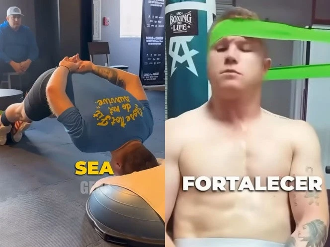 Así es como 'Canelo' entrena su cuello