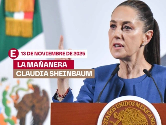 La 'Mañanera' de Sheinbaum EN VIVO: Temas de la conferencia hoy 13 de noviembre de 2025