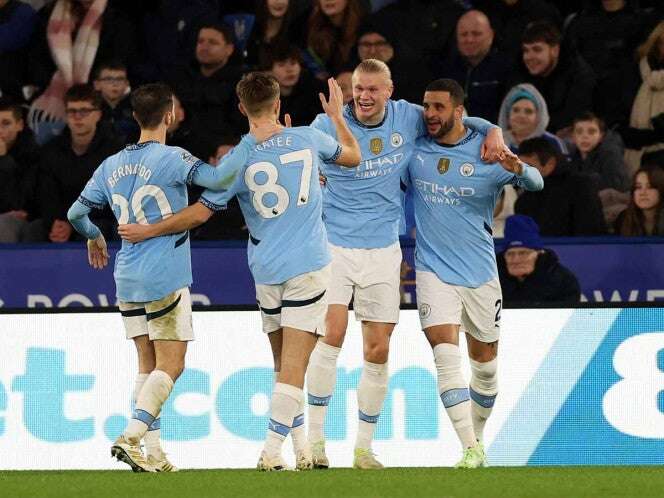 Manchester City pone fin a su mala racha y vence al Leicester