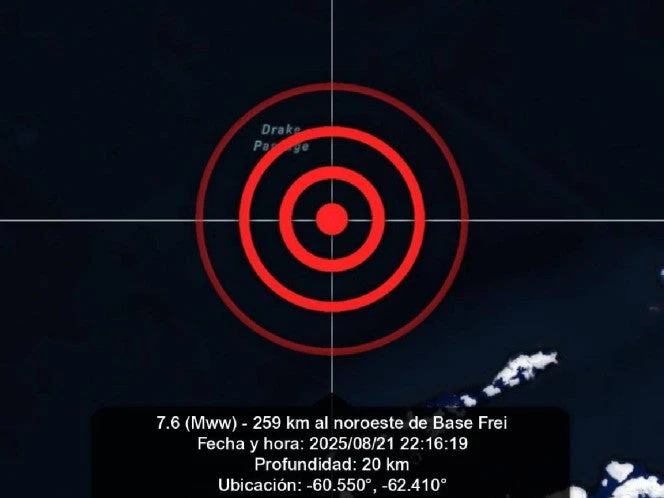 Poderoso sismo de 8.0 de magnitud golpea sur de Chile y Argentina