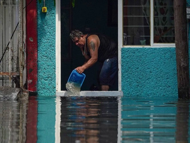 Llovió en un día en el Valle de México, casi lo que cae en un mes en CDMX