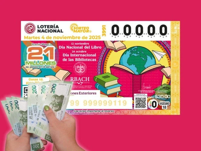 Lotería Nacional: Resultados del Sorteo Mayor 3991 del 4 de noviembre de 2025