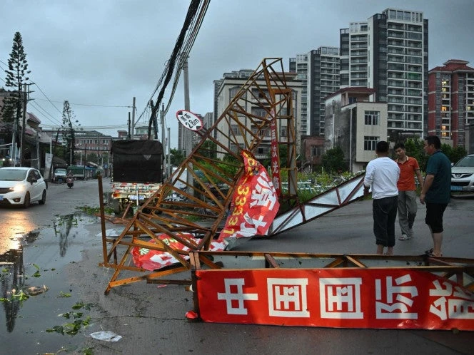 Así fueron las afectaciones del supertifón Ragasa en China y Hong Kong