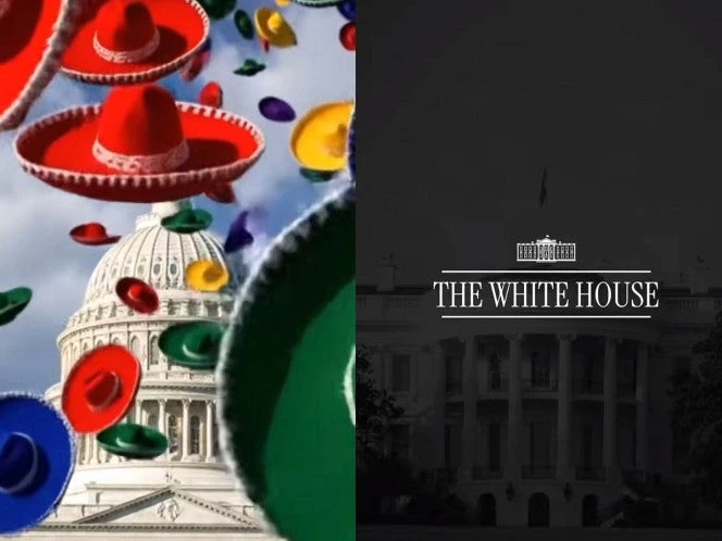 Polémica por video de la Casa Blanca con canción de Don Omar y sombreros mexicanos