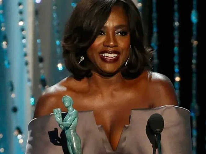 La actriz estadounidense Viola Davis celebra inversión de Netflix en México