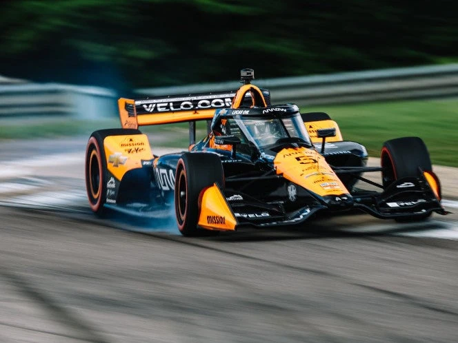 Pato O'Ward califica octavo para la carrera del GP de Indianápolis