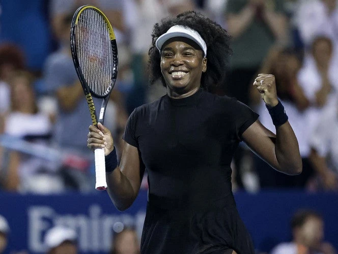 Venus Williams avanza a segunda ronda individual en Washington