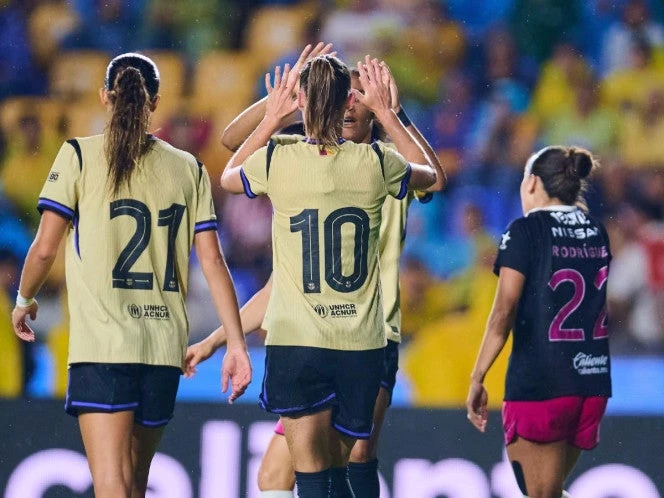 Tormenta, polémica y penales: así fue el Duelo de Estrellas entre Liga MX Femenil y Barcelona