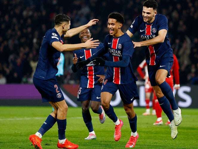 PSG avanza a octavos de Champions con goleada al Brest