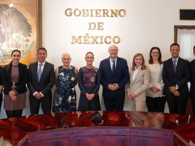 Claudia Sheinbaum se reúne con presidente del Banco Interamericano de Desarrollo