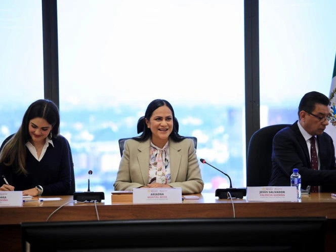 Ariadna Montiel se reúne con senadores de la Comisión del Bienestar