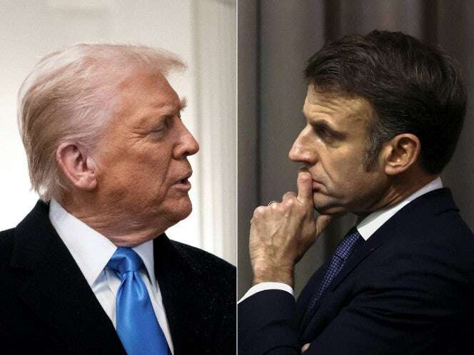 Macron se reunirá con Trump para decirle que no sea 