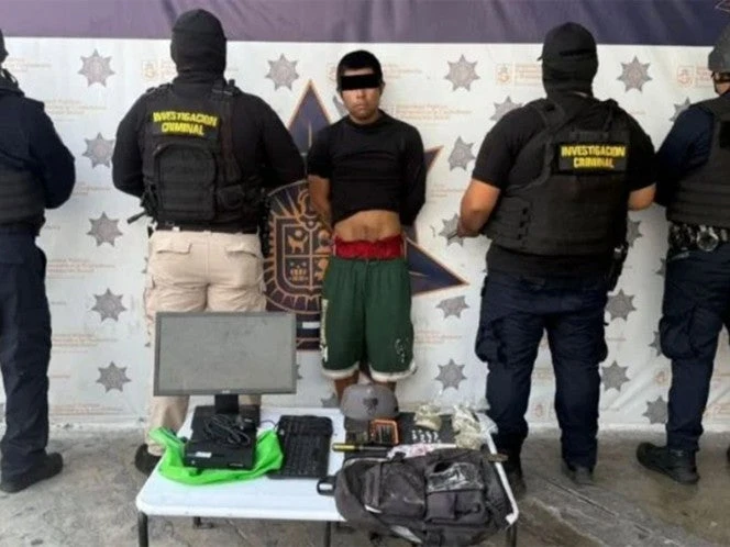 Cae sujeto tras asaltar un local de pollo rostizado; ya suma 5 ‘visitas’ a la cárcel