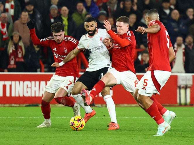 Liverpool deja escapar puntos ante Nottingham Forest